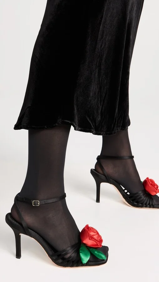 Loeffler Randall Rey Flower Sandals - Image 4