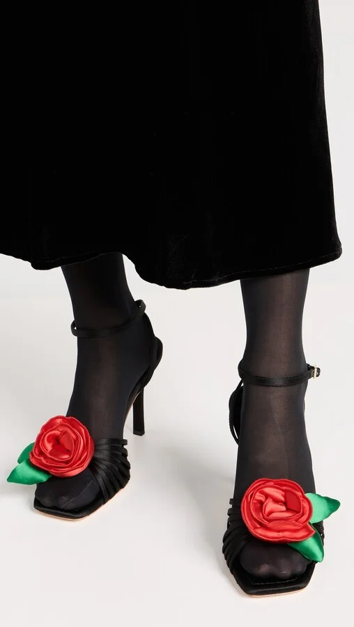 Loeffler Randall Rey Flower Sandals - Image 5