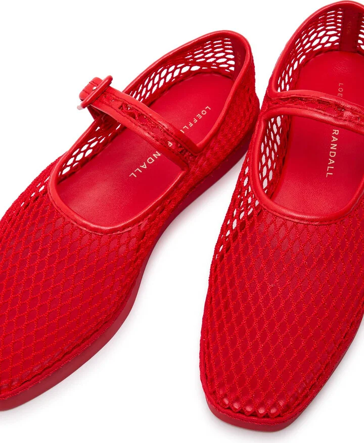 Loeffler Randall Rita Mesh Mary Jane Flats - Image 3