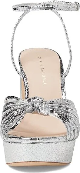 Loeffler Randall Rivka Women's Shoes Silver : 11 B - Medium, Textile - Image 2