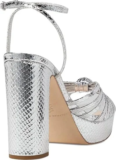 Loeffler Randall Rivka Women's Shoes Silver : 11 B - Medium, Textile - Image 4