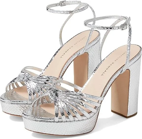 Loeffler Randall Rivka Women's Shoes Silver : 11 B - Medium, Textile