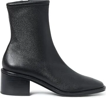 Loeffler Randall Roxy Stretch Ankle Bootie With Block Heel Women's Boots Black : 11 B - Medium, Leather - Image 4