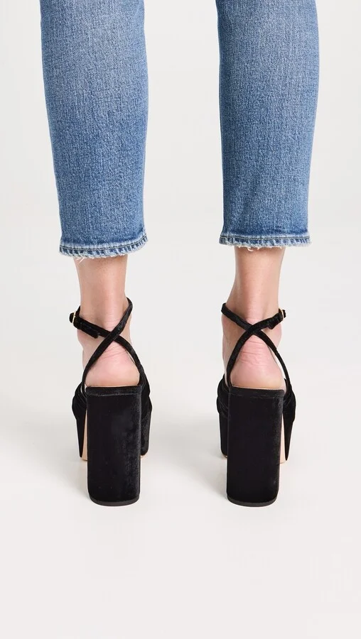 Loeffler Randall Roz Knot Platform Sandals - Image 5