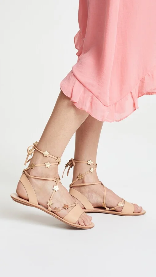 Loeffler Randall Starla Ankle Wrap Sandals - Image 3