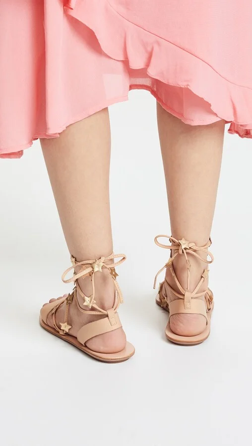 Loeffler Randall Starla Ankle Wrap Sandals - Image 5