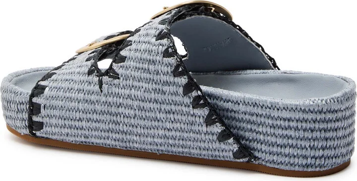 Loeffler Randall Theo Raffia Sliders - Image 2