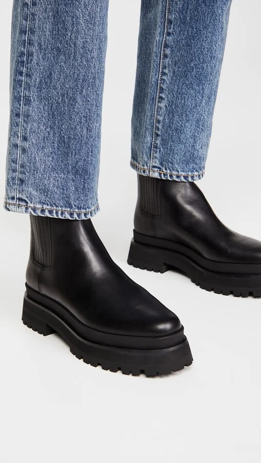 Loeffler Randall Toni Lug Sole Platform Boots - Image 3