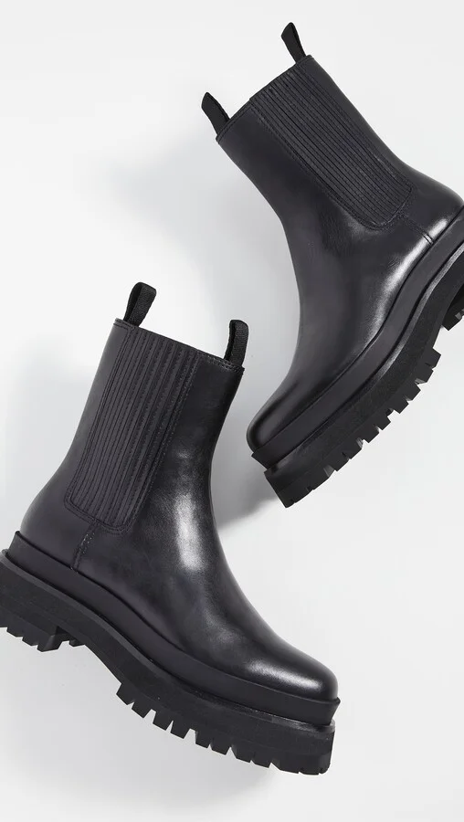 Loeffler Randall Toni Lug Sole Platform Boots - Image 5