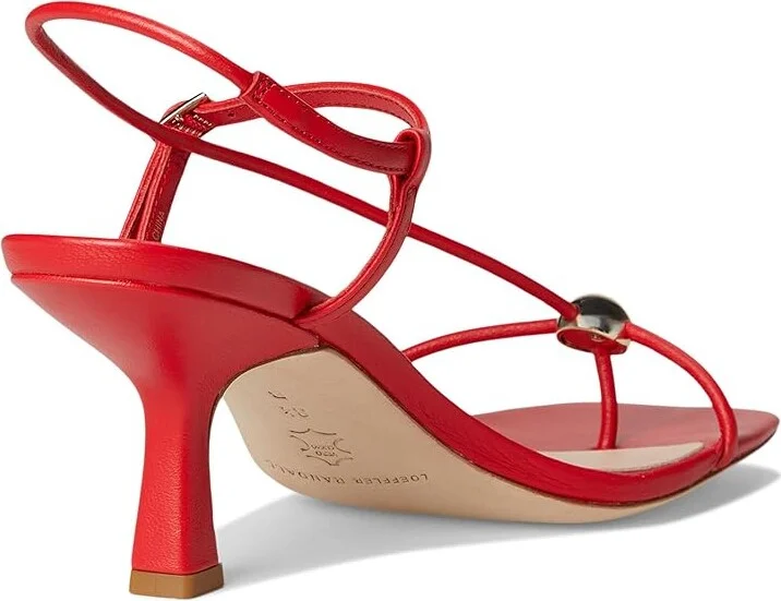 Loeffler Randall Triana Strappy Mid-heel Sandals With Ball Women's Wedge Shoes Espresso : 5.5 B - Medium, Leather - Image 10