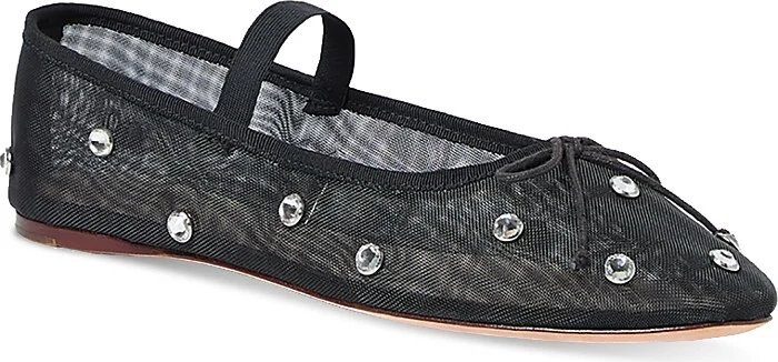 Loeffler Randall Women's Leonie Embellished Ballet Flats