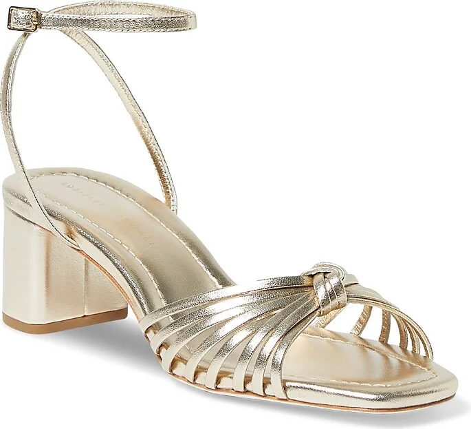 Loeffler Randall Women's Olivia Knot Heeled Sandals
