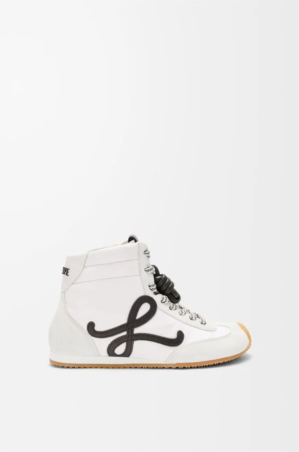 LOEWE - Ballet Runner 2.0 High-top In Nylon And leather skin Size: 35 For Woman