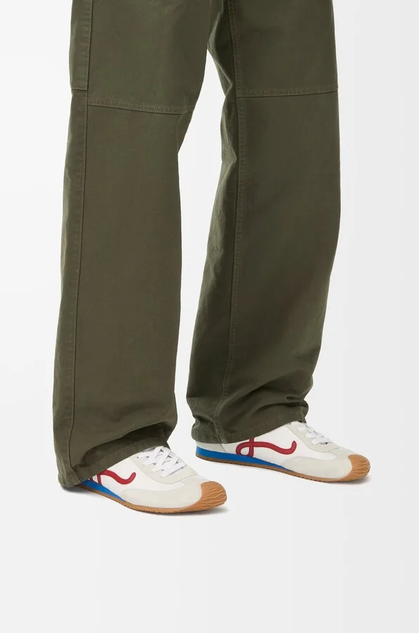 LOEWE - Ballet Runner 2.0 In Nylon And leather skin Size: 40 For Man - Image 4