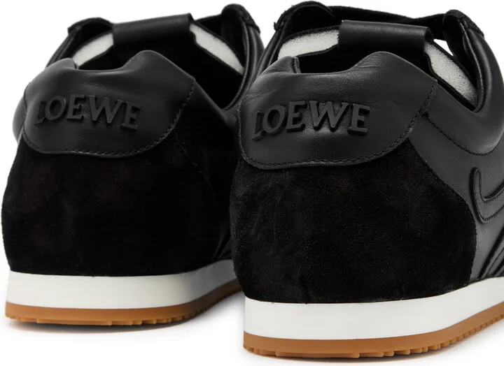 Loewe Ballet Runner 2.0 Panelled Leather Sneakers - Image 4