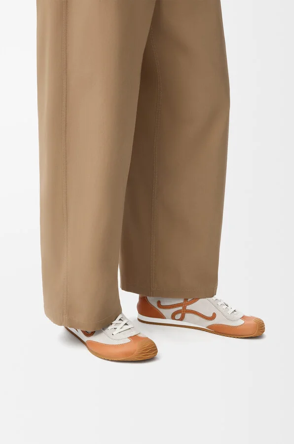 LOEWE - Ballet Runner 2.0 Unlined In Deerskin And Vegetable-tanned leather skin Size: 39 For Man - Image 2
