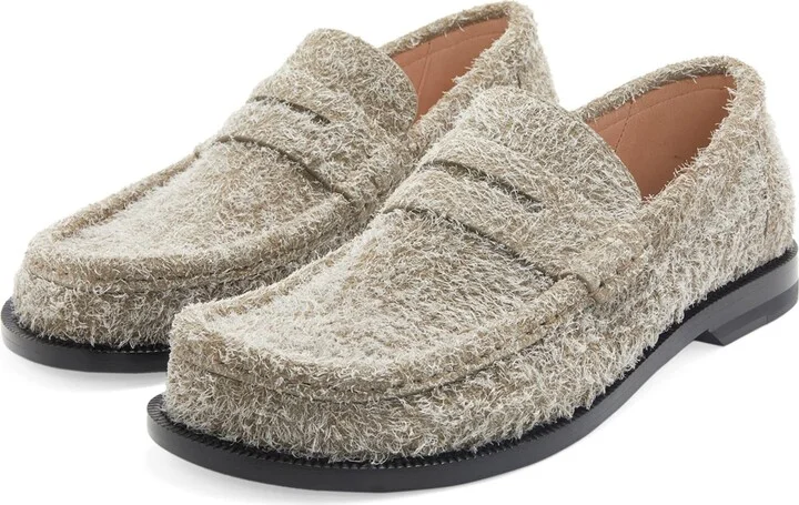 Loewe Brushed Suede Campo Loafers - Image 3