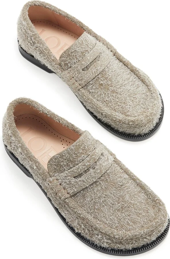 Loewe Brushed Suede Campo Loafers - Image 4
