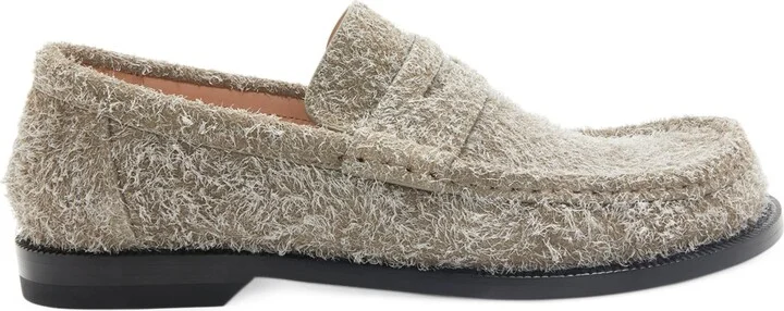 Loewe Brushed Suede Campo Loafers