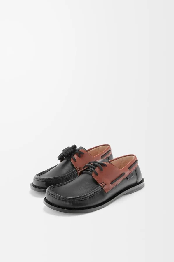 LOEWE - Campo Boat Shoe In Soft leather skin Size: 36 For Woman - Image 2