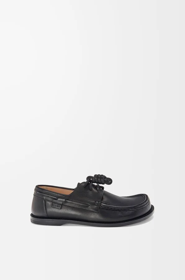 LOEWE - Campo Boat Shoe In Soft leather skin Size: 40 For Man