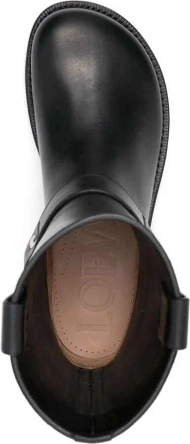 Loewe Campo Leather Biker Boots - Image 2