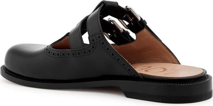 Loewe Campo Leather Mary Jane Mules - Image 2