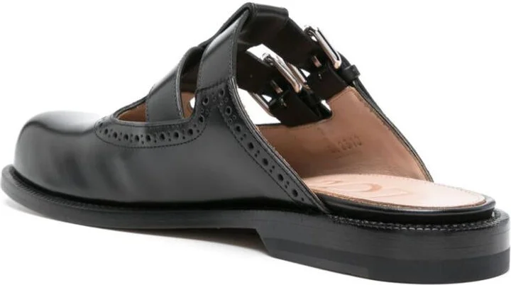 Loewe Campo Leather Mary Jane Mules - Image 3