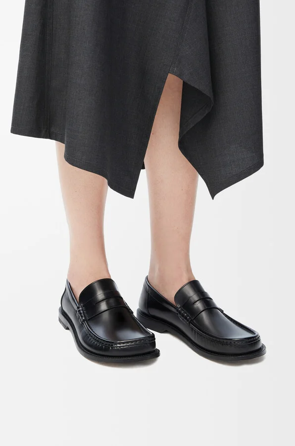 LOEWE - Campo Loafer In Brushed leather skin Size: 35 For Woman - Image 2
