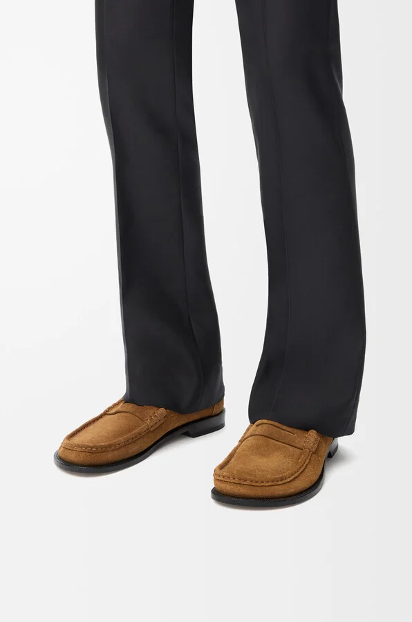 LOEWE - Campo Loafer In Suede leather skin Size: 41 For Man - Image 2