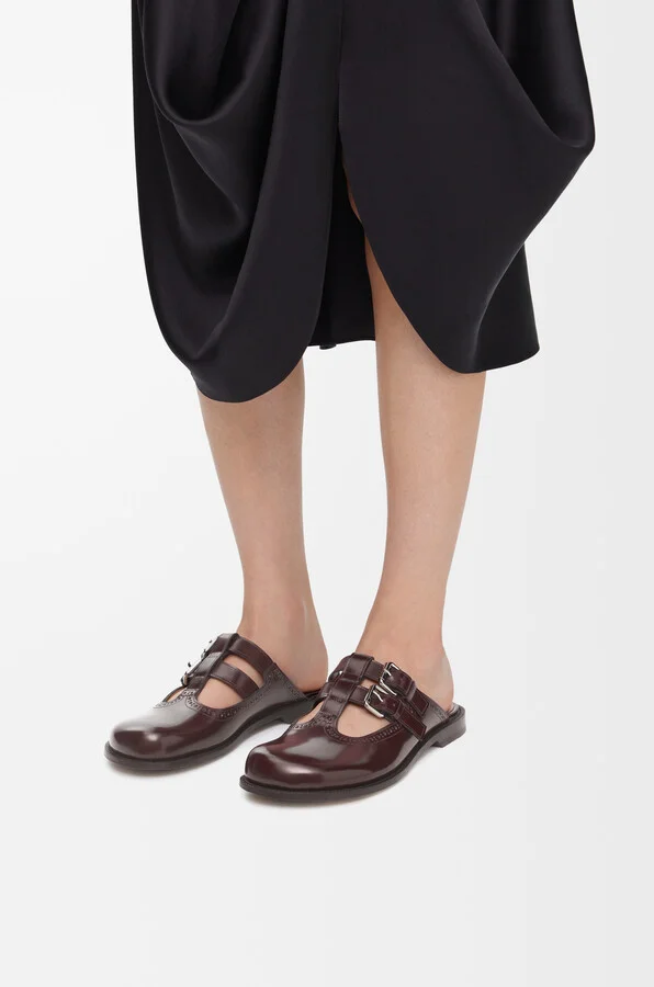 LOEWE - Campo Mary Jane Mule In leather skin Size: 36 For Woman - Image 2