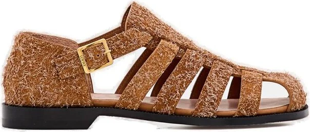 Loewe Campo Round-Toe Sandals