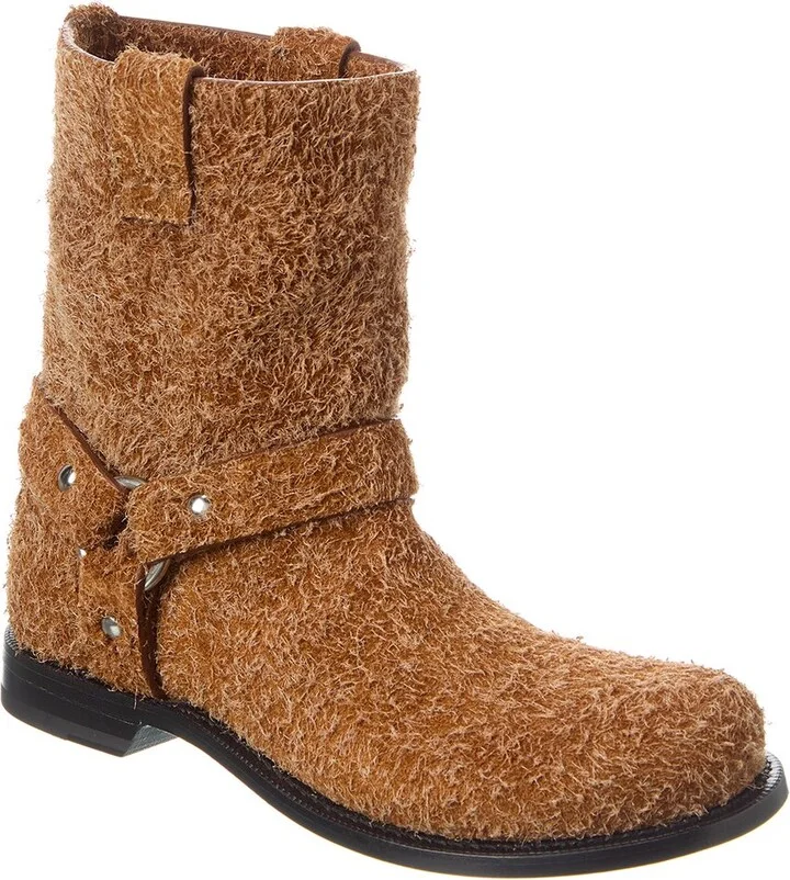 Loewe Campo Suede Biker Boot
