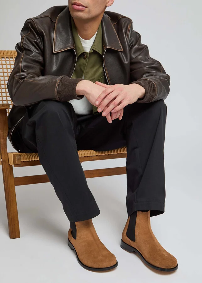 Loewe Campo Suede Chelsea Ankle Boots - Image 5