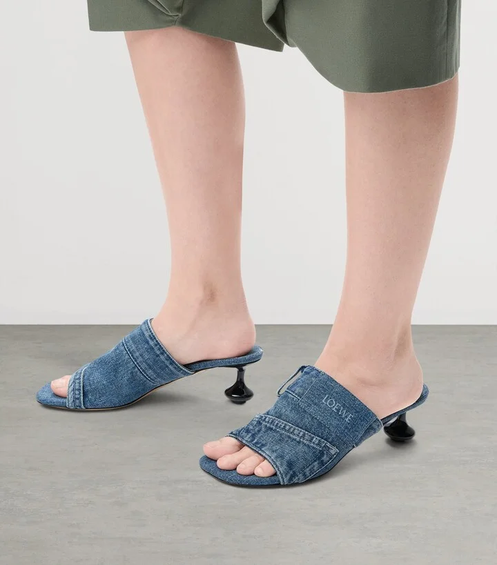 Loewe Denim Toy Panta Mules 45 - Image 2