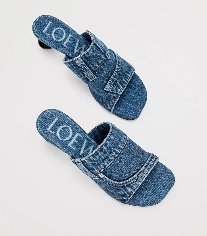 Loewe Denim Toy Panta Mules 45 - Image 4
