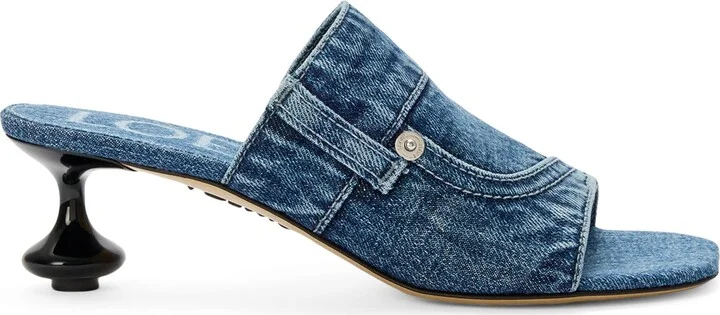 Loewe Denim Toy Panta Mules 45