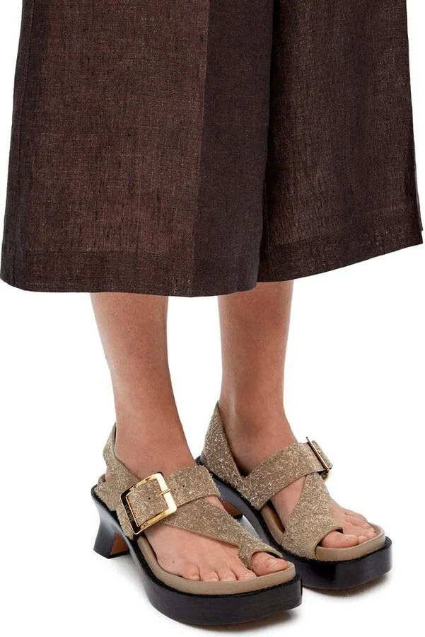 Loewe Ease Flip Flop Sandals With Heel Shoes - Image 2