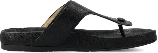 Loewe Ease Logo Plaque Sandals
