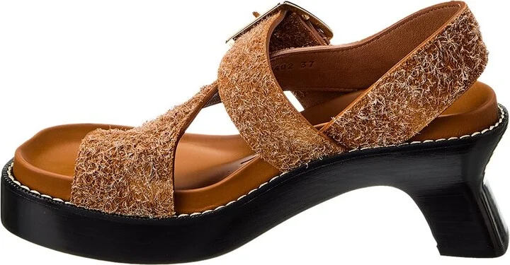 Loewe Ease Suede Sandal - Image 2