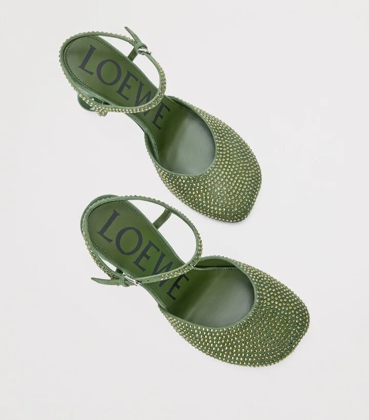 Loewe Embellished Ankle-Strap Toy Pumps 90 - Image 4