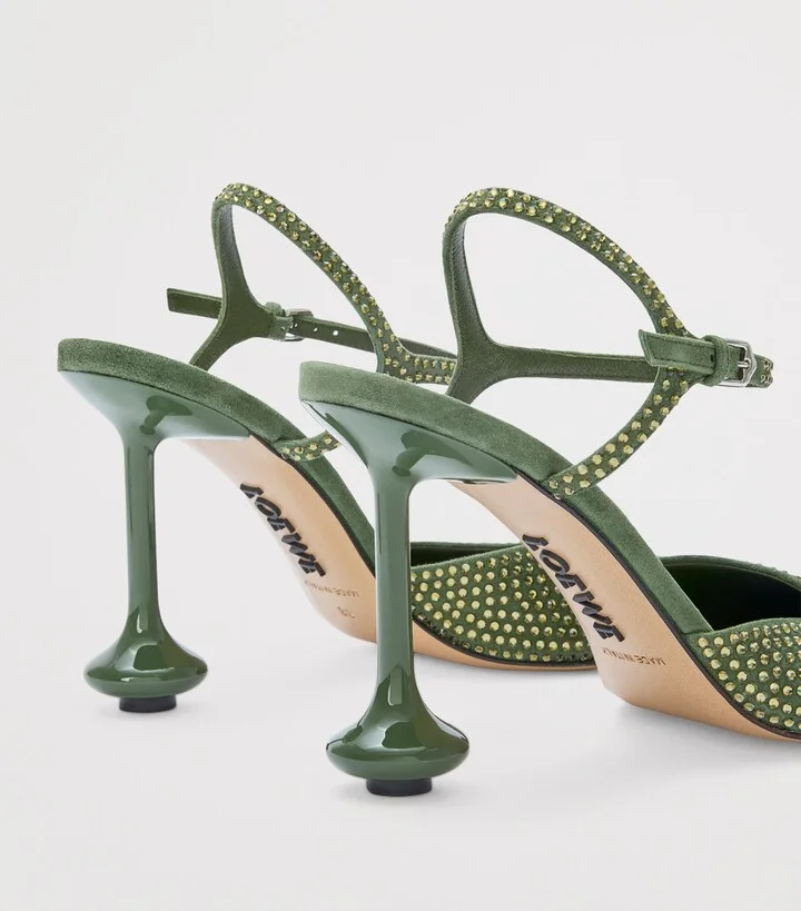 Loewe Embellished Ankle-Strap Toy Pumps 90 - Image 5