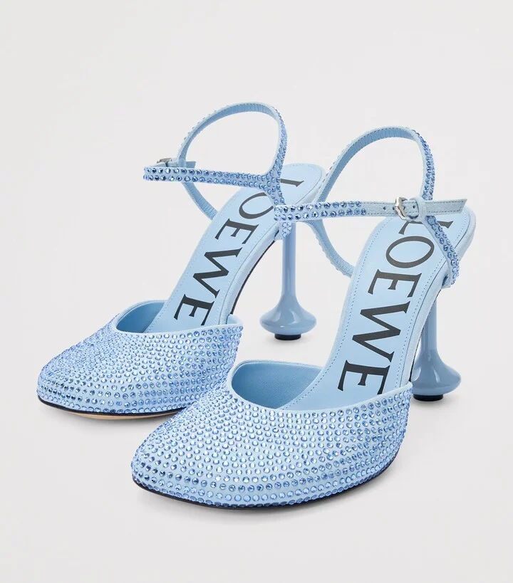 Loewe Embellished Ankle-Strap Toy Pumps 90 - Image 2