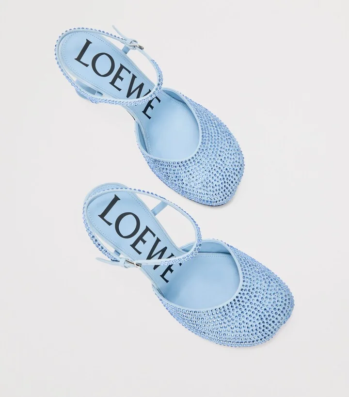 Loewe Embellished Ankle-Strap Toy Pumps 90 - Image 3