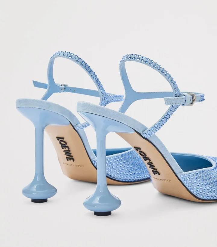 Loewe Embellished Ankle-Strap Toy Pumps 90 - Image 4
