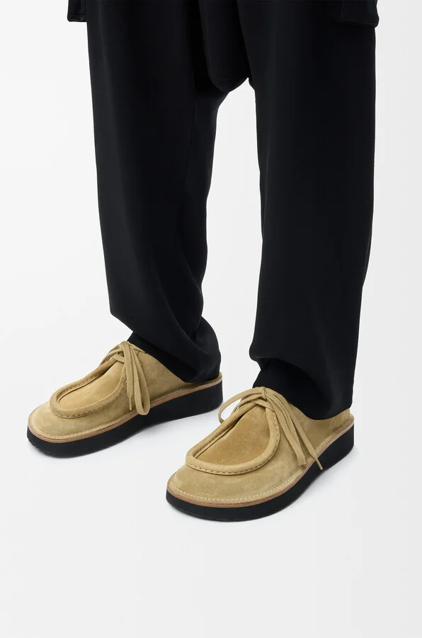 LOEWE - Faro Lace-up In Suede leather skin Size: 37 For Woman - Image 2