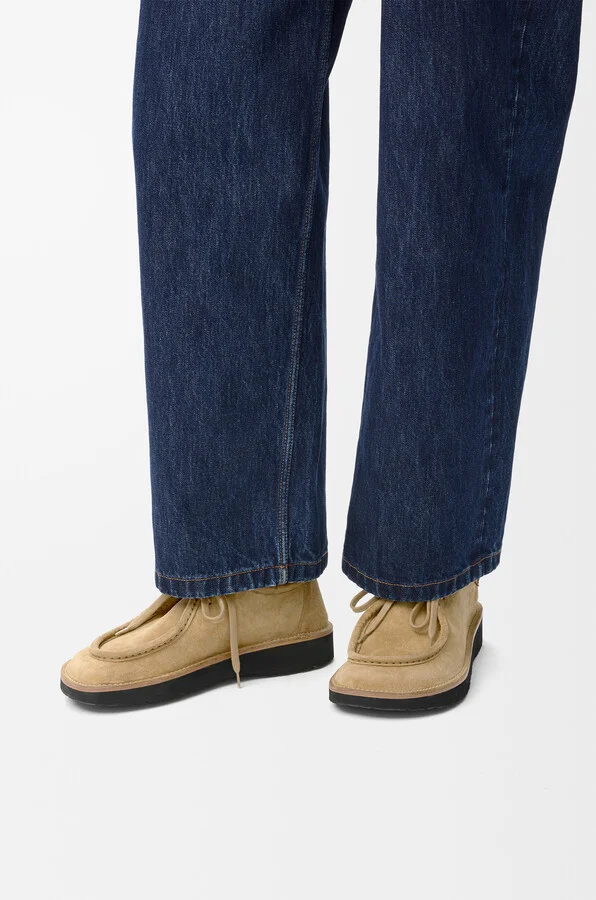 LOEWE - Faro Lace-up In Suede leather skin Size: 41 For Man - Image 3