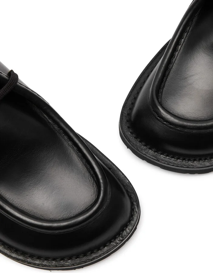 Loewe Faro Leather Derby Shoes - Image 3