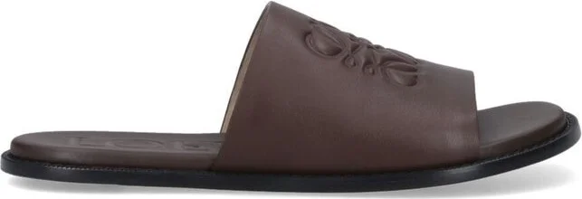 Loewe Flex Anagram Round Toe Slides