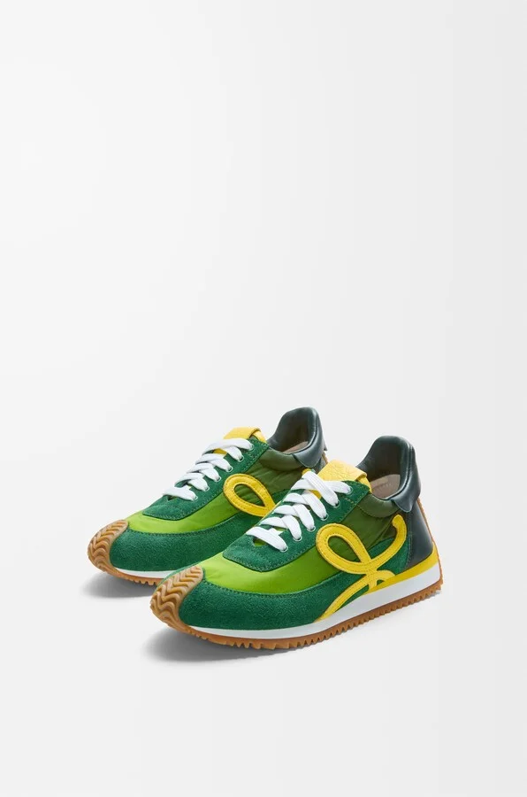 LOEWE - Flow Runner 2.0 In Nylon And Suede Size: 36 For Woman - Image 2